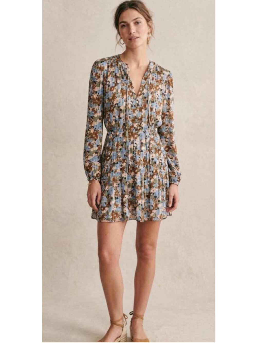 🆕 Veronica Beard Nyjah 100% Silk Mini Dress Floral Classic Beach Resort Cruise